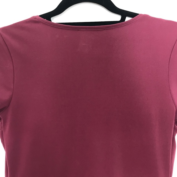 ⭐️Host Pick Twice⭐️Thyme Super-Fit Burgundy Maternity Top - Picture 6 of 8